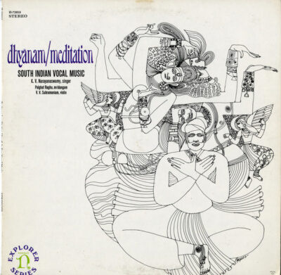 Palghat Raghu, V. V. Subramaniam, K. V. Narayanaswamy – Dhyānam/Meditation (South Indian Vocal Music) LP