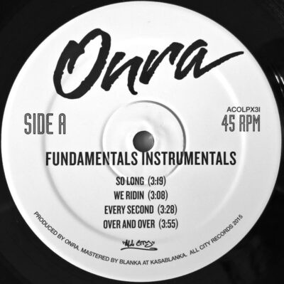 Onra – Fundamentals (Instrumentals) LP