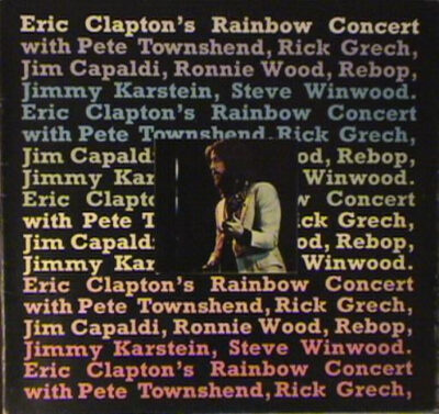 Eric Clapton – Eric Clapton's Rainbow Concert LP (1st US PRESS)