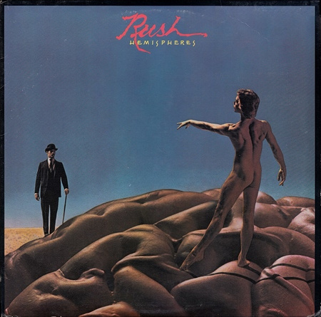 Rush ‎– Hemispheres LP (1st Canadian Press)