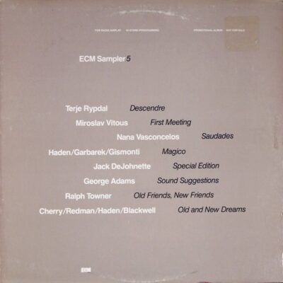 Various – ECM Sampler 5 LP (1st US PRESS)