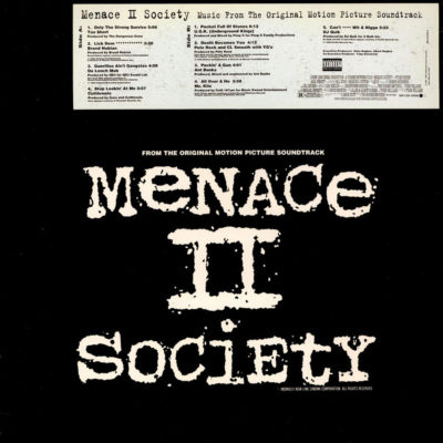 Various ‎– Menace II Society (Music From The Motion Picture) LP (1st US  PROMO) | PIERWSZE WYDANIA PŁYTY UŻYWANE \ HIP HOP PŁYTY UŻYWANE \  SOUNDTRACK / KOMPILACJA GATUNKI \ HIP HOP