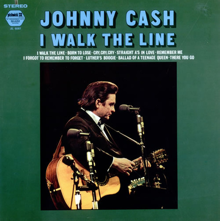 Johnny Cash ‎– I Walk The Line LP