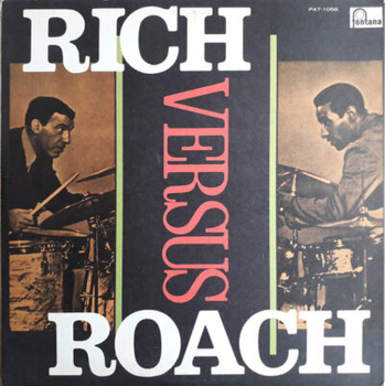 Buddy Rich And Max Roach – Rich Versus Roach LP (Japan, Obi)