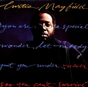 Curtis Mayfield ‎– Never Say You Can't Survive LP (1st US PRESS)