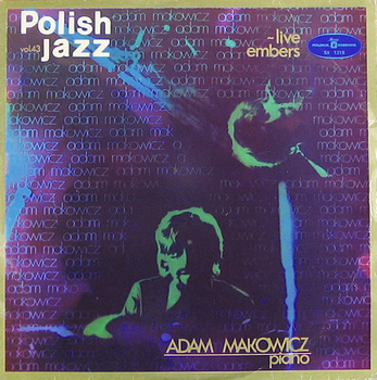 Adam Makowicz ‎– Live Embers LP (1st PRESS)