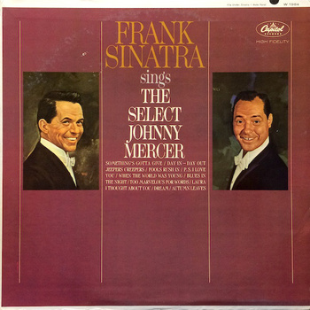 Frank Sinatra ‎– Sings The Select Johnny Mercer LP