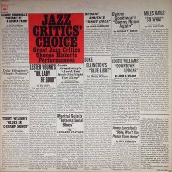 Various – Jazz Critics' Choice LP (1st US MONO PRESS)