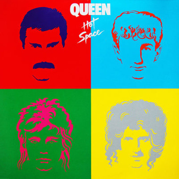 Queen ‎– Hot Space LP (1st UK Press)