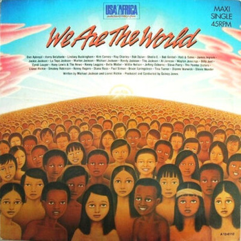 USA For Africa – We Are The World 12" (Japan, Obi)