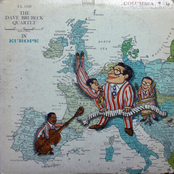 The Dave Brubeck Quartet – The Dave Brubeck Quartet In Europe LP (1st US MONO PRESS)