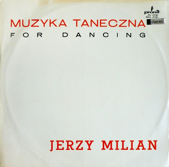 Jerzy Milian ‎– Muzyka Taneczna / For Dancing LP (1st MONO PRESS)