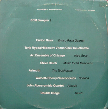 Various – ECM Sampler 2 LP (1st US PRESS)