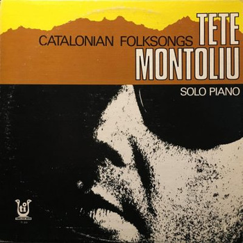 Tete Montoliu – Catalonian Folksongs (Solo Piano) LP (1st US PRESS)