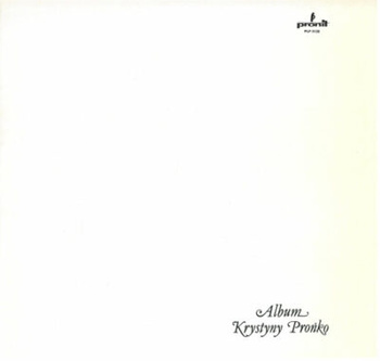 Krystyna Prońko ‎– Album LP (1st PRESS)