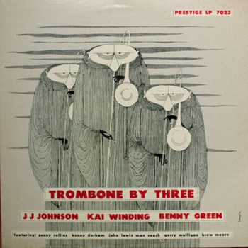 J.J. Johnson / Kai Winding / Benny Green – Trombone By Three LP (Japan, Obi)